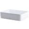 Novatto Rectangular White Porcelain Vessel Sink, No Overflow NP-01321 - alternate 4